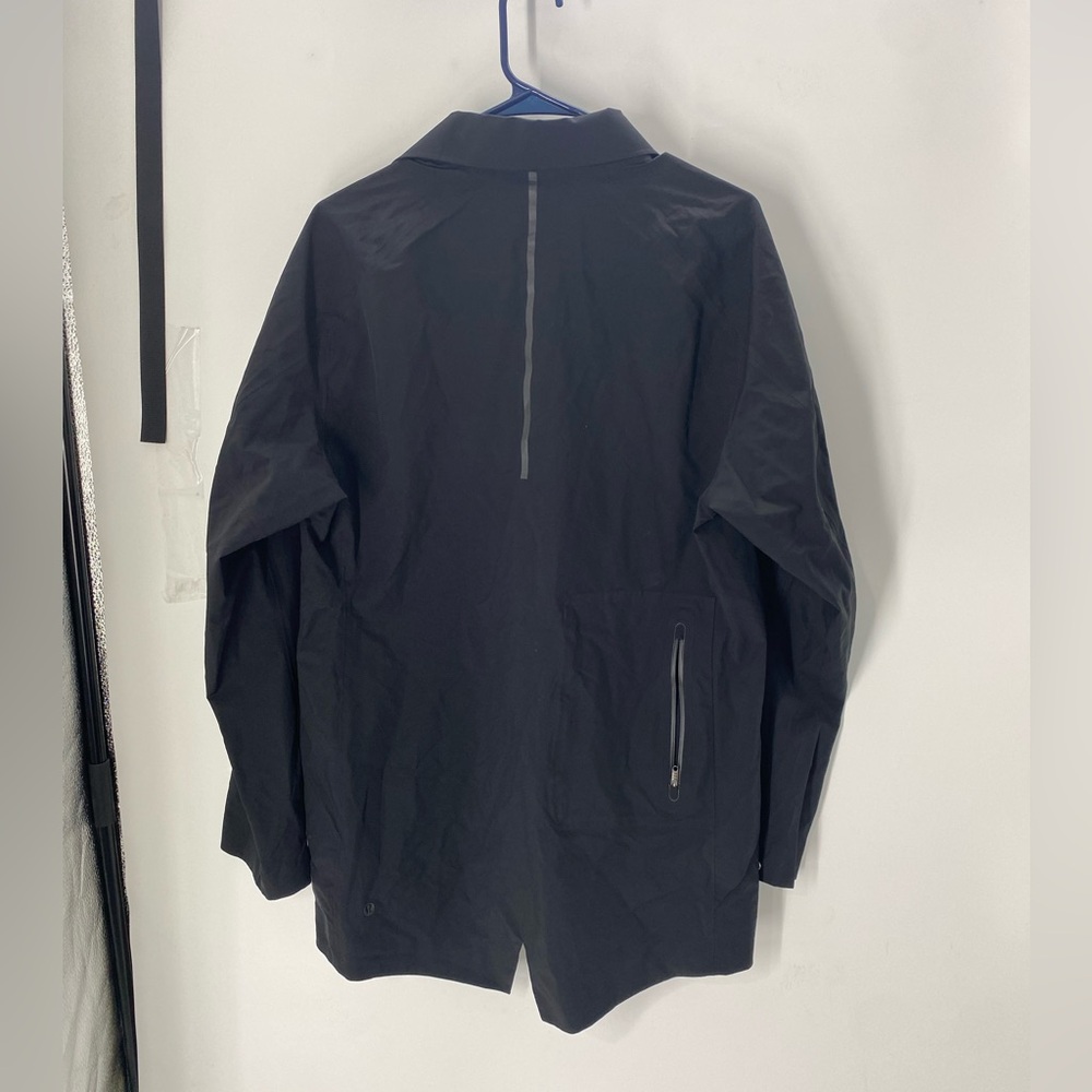 Lululemon Men’s Return of the Mac Black Rain City Parka Jacket Sz M - Picture 3 of 6